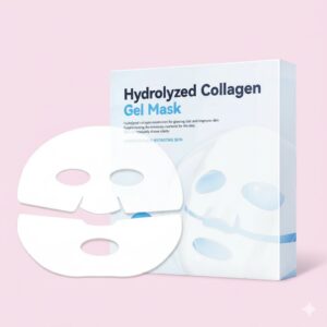 5 Pack Facial Care Natural Hydrogel Face Sheet Mask Korean Real Deep Hydrating Overnight Bio Collagen Facemask