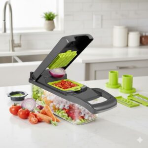 Manual Hand Fruits and Vegetable Cutter All in One 16 in 1 Vegetable Food Chopper Durable Kitchen Accessories Vegetable Cutter