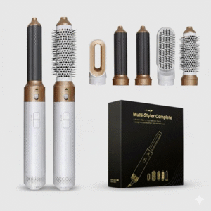 5 in 1 Hair Dryer Brush Set, Blow Dryer Brush with Air Style Wrap Hair Styler, Negative Ionic Magic Style Set, Detachable Air Curler for Volumizer,Straightener,Drying